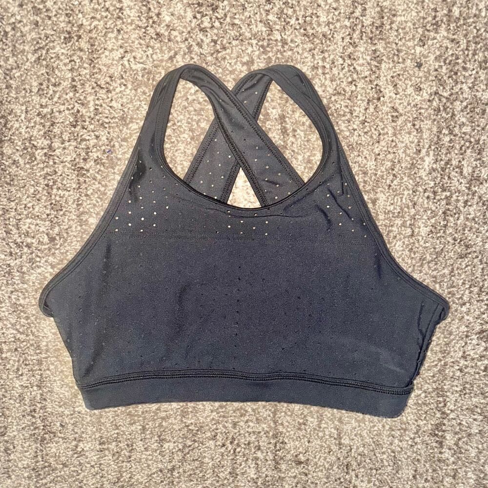 Buffbunny Allure Laser Cut Dotted Sports Bra in Black Size Medium - Picture 6 of 10